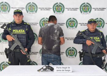 Capturan a un hombre por porte ilegal de arma de fuego en Barrancas