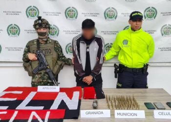 Capturan en Aguachica a presunto colaborador del ELN con munición y explosivos