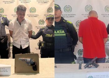 Dos capturados en Maicao por porte ilegal de armas durante operativos policiales