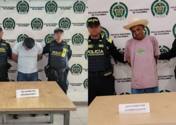 Dos capturados por presunto microtráfico durante operativos policiales en Riohacha