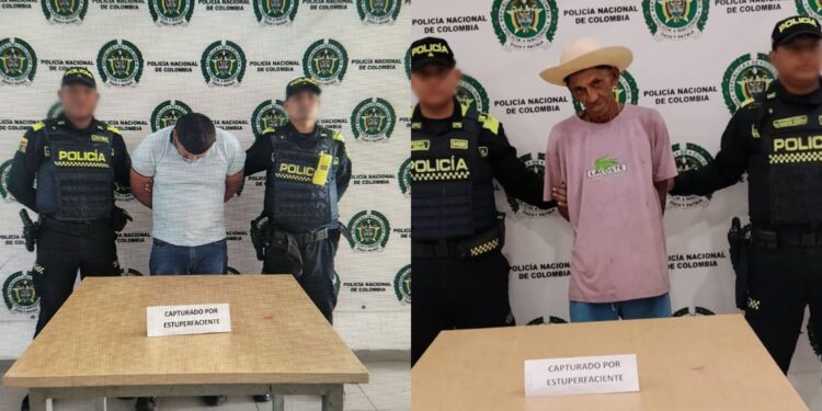 Dos capturados por presunto microtráfico durante operativos policiales en Riohacha