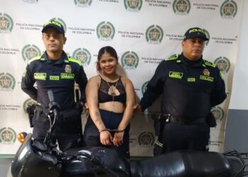 Mujer fue capturada en flagrancia por porte ilegal de armas de fuego en Sabanalarga, Atlántico