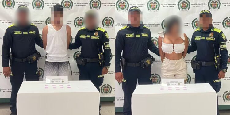 Capturan en el Centro Histórico de Cartagena a dos presuntos distribuidores de drogas sintéticas