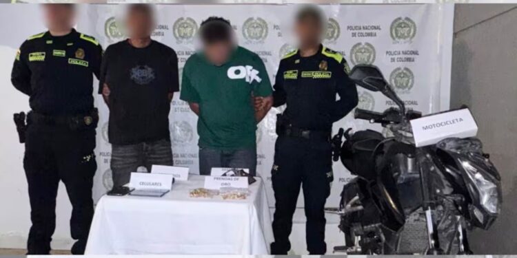 Capturan en Montelíbano, Córdoba a dos hombres tras millonario robo en joyería