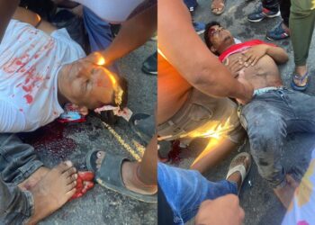 Dos personas resultaron heridas en un accidente de tránsito en la salida de Riohacha a Santa Marta