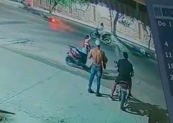 En video de cámaras de seguridad quedó registrado el accidente donde falleció Juliana Méndez en Riohacha