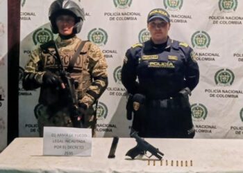 Incautan un arma de fuego mediante operativo en el municipio de Maicao