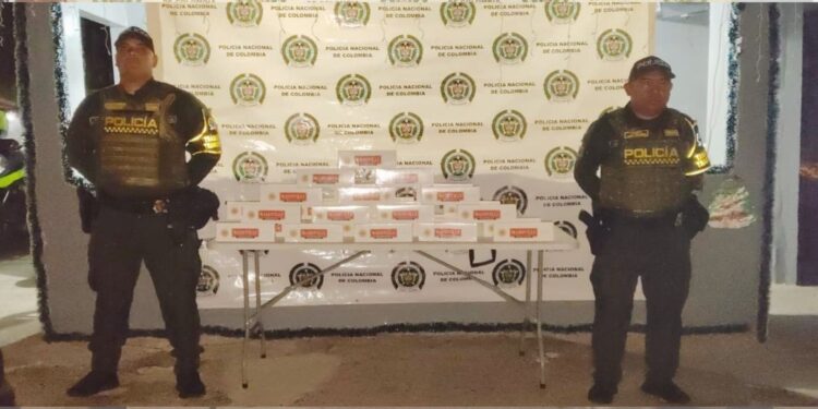 Policía Nacional incauta cigarrillos de contrabando en vías de La Guajira
