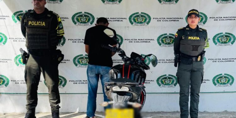 Capturan a un ciudadano por receptación y recuperan motocicleta hurtada en la vía Riohacha–Paraguachón