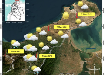 Corpoguajira prevé tiempo seco y temperaturas de hasta 37 °C en el departamento