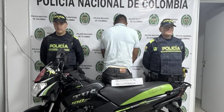 Recuperan motocicleta reportada como hurtada durante controles viales en San Juan del Cesar