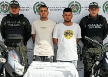 Capturan a dos presuntos extorsionistas de las ACSN en operativo del GAULA en Santa Marta