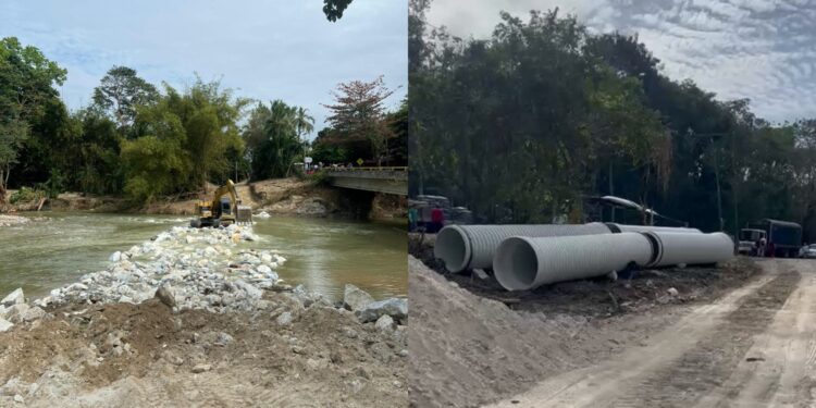 Instituto Nacional de Vías reporta avances para la instalación del puente militar en Mendihuaca
