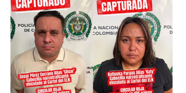 Capturan a dos presuntos cabecillas de red que financiaba al ELN en la frontera con Venezuela