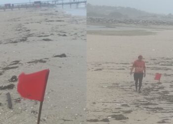 Cierran temporalmente playas de Riohacha por fuerte oleaje generado por frente frío