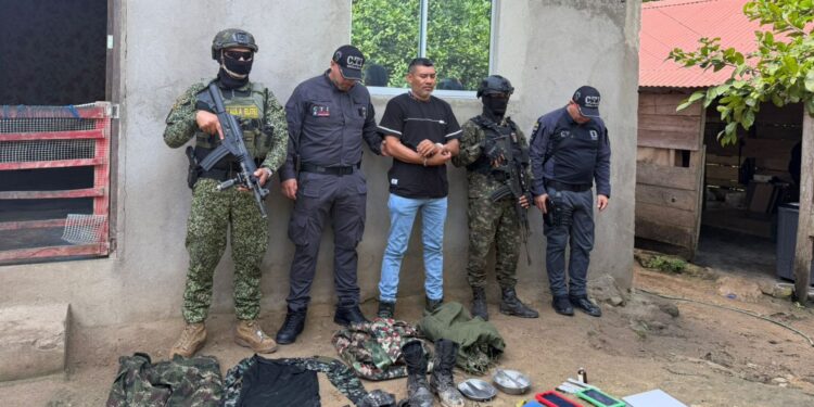 Gaula Militar captura en zona rural de Dibulla a alias ‘Ware’, presunto cabecilla financiero de las ACSN