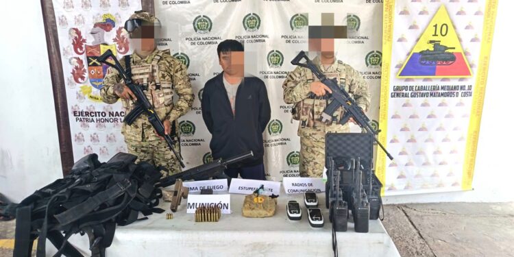 Capturan a dos presuntos integrantes de un grupo delincuencial trasnacional en Uribia