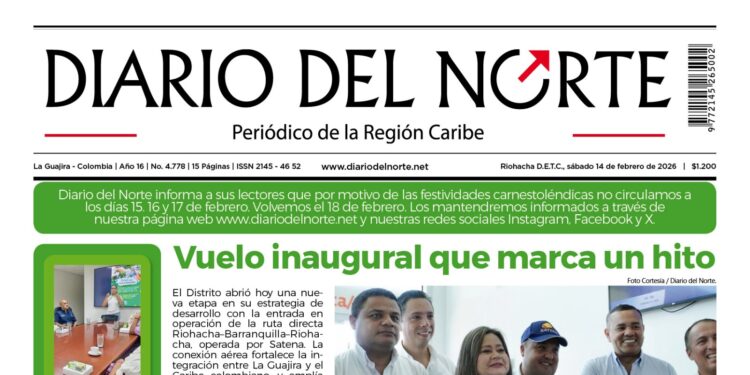 Esta es nuestra edición de hoy sábado 14 de febrero de 2026