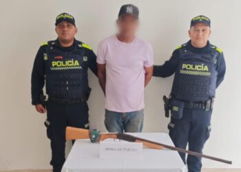 Capturado hombre por porte ilegal de arma de fuego en Urumita
