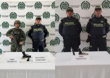Policía incauta dos armas traumáticas en operativos de control en Riohacha