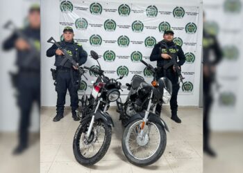 Policía recupera dos motocicletas hurtadas en Barrancas