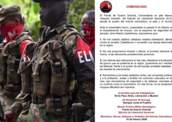 ELN confirma responsabilidad en atentado contra esquema de Senador donde dos escoltas murieron