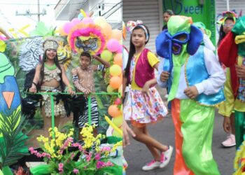 Colorido desfile infantil llenó de alegría las calles de Villanueva