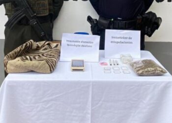 Hallan 77 gramos de estupefacientes en el barrio Divino Niño de Palomino durante patrullaje