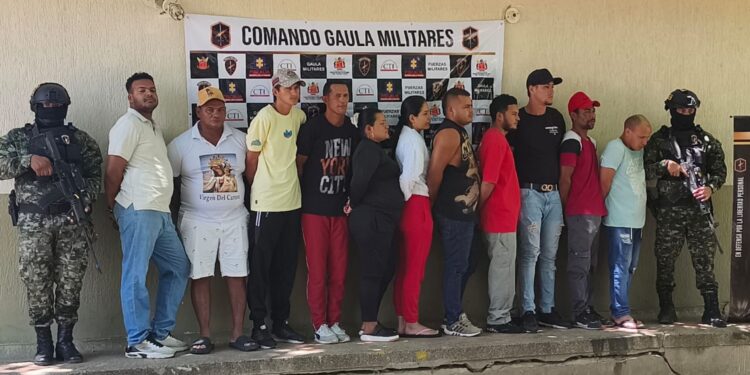 Capturan a 11 presuntos miembros de “Los Pachenca” en zona limítrofe entre Magdalena y La Guajira