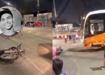 Joven motociclista pierde la vida en choque con bus de Transcaribe en Cartagena