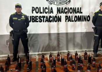 Incautan licor de contrabando en la Troncal del Caribe, en Palomino