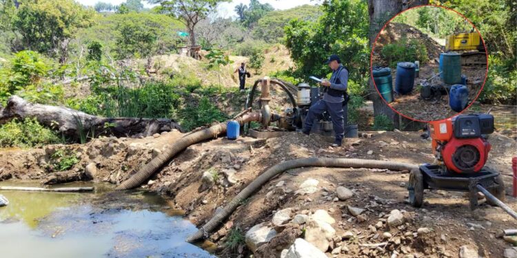 Desmantelan complejo de minería ilegal en la Sierra Nevada de Santa Marta