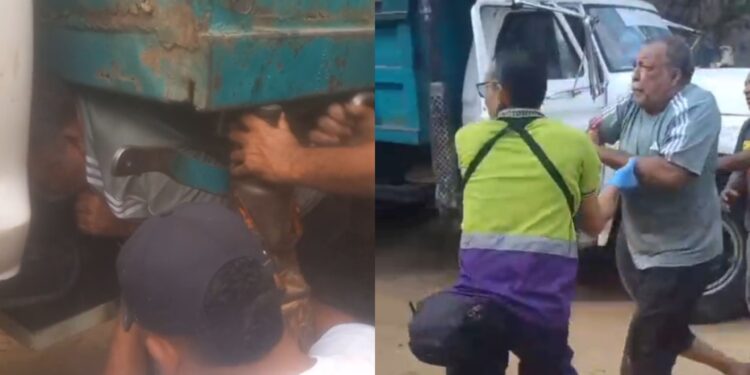 Hombre resultó gravemente herido en Riohacha tras caerle el vagón de un volteo sobre uno de sus brazos