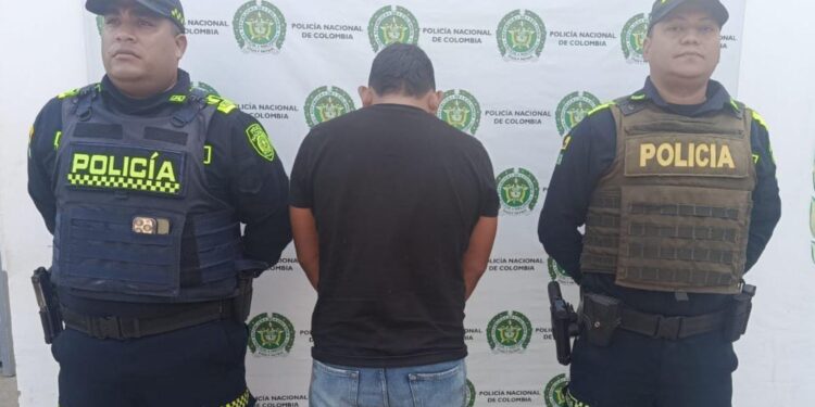 Capturado en flagrancia por el delito de violencia intrafamiliar en Uribia