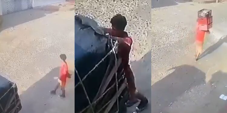 Cámara de seguridad capta hurto en el centro de Maicao; comunidad denuncia reiterados robos en el sector