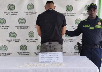 Capturan a hombre por tráfico de estupefacientes en el barrio San Martín de Maicao