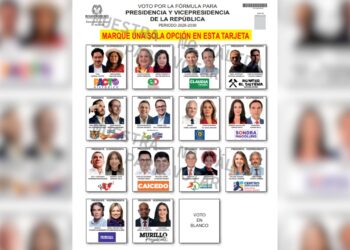 Definen tarjetón presidencial para la primera vuelta: sorteo de la Registraduría fijó el orden
