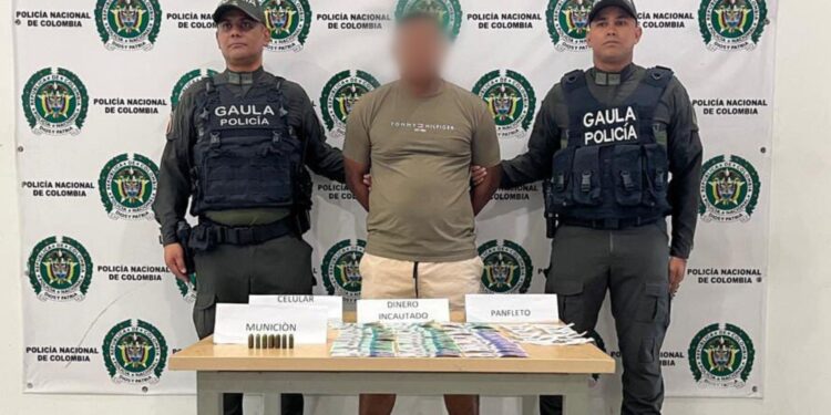 Cae alias “El Morocho”, presunto integrante de las ACSN señalado de extorsionar comerciantes en Riohacha