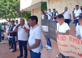 Habitantes de Manaure marchan para exigir justicia por el asesinato del transportador escolar Neiro Bermúdez