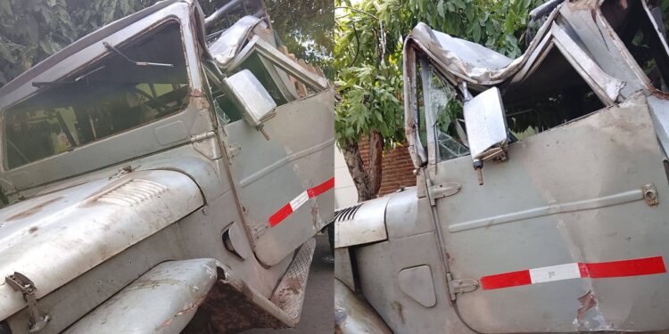 Accidente de tránsito en zona rural de Villanueva deja dos personas heridas