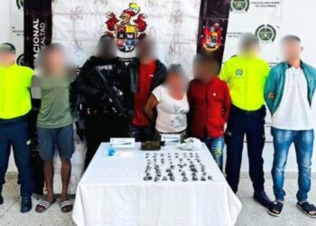 Operativo conjunto deja cinco capturados y droga incautada en Pueblo Bello, Cesar
