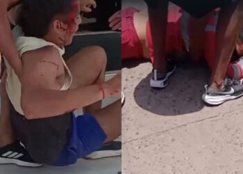 Accidente de tránsito deja dos heridos en el barrio Hormigueral de Villanueva