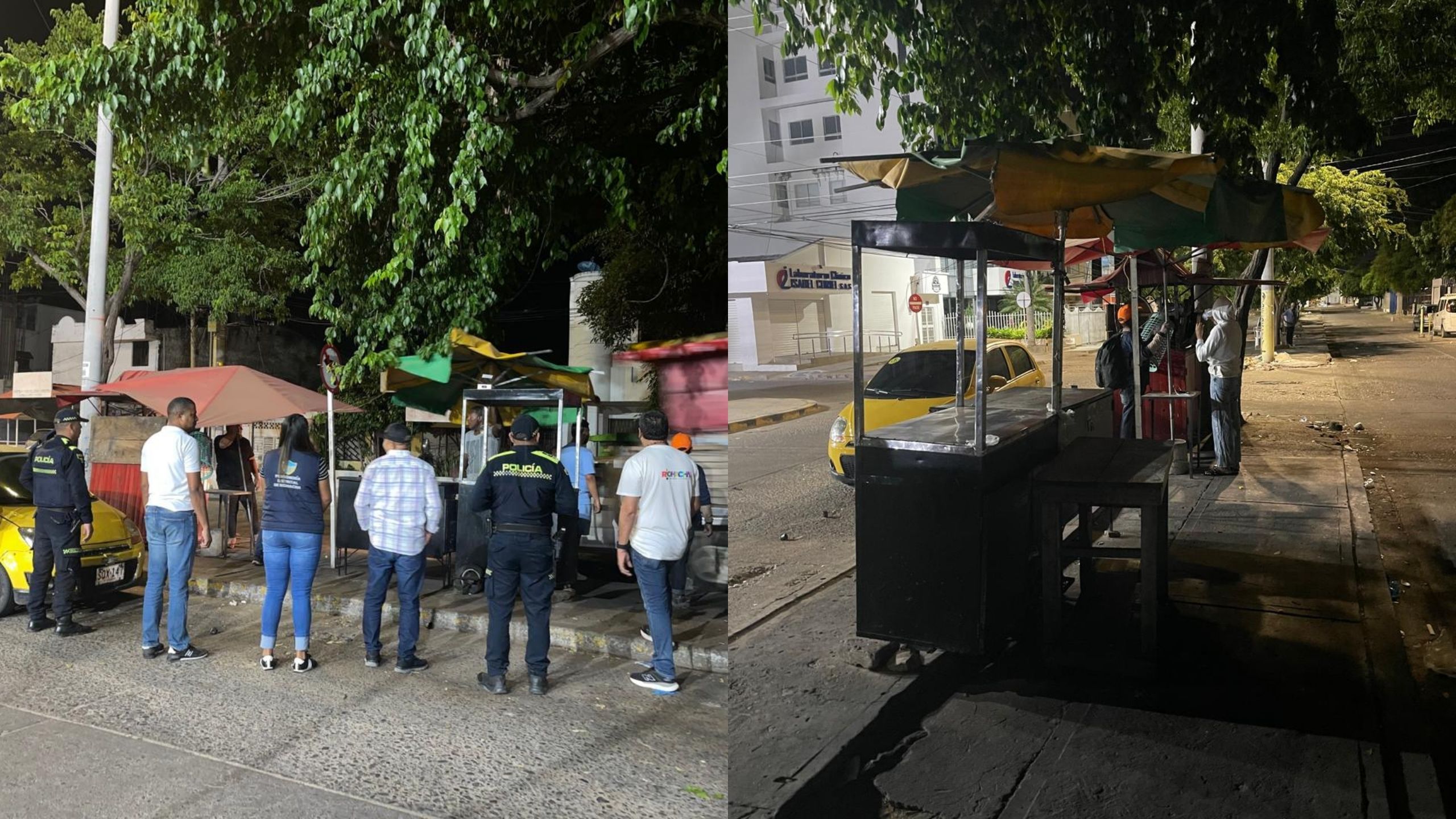 Autoridades recuperan espacio público en la calle 13 de Riohacha, retiraron más de 10 kioscos