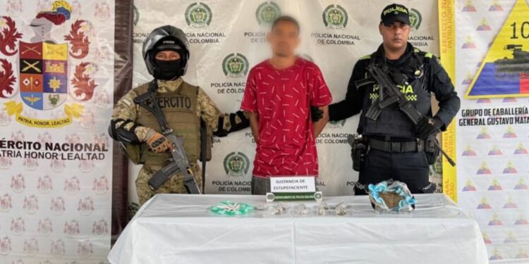 Capturan a presunto expendedor de estupefacientes en el barrio Villa Inés de Maicao