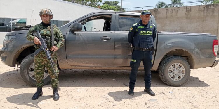 Recuperan vehículo hurtado tras activar Plan Candado en zona rural de Riohacha