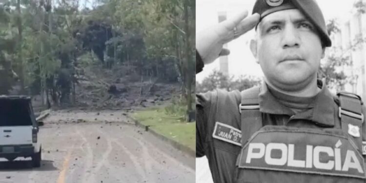 Atentado con explosivos en la vía Panamericana deja un policía muerto y varios heridos en Cauca