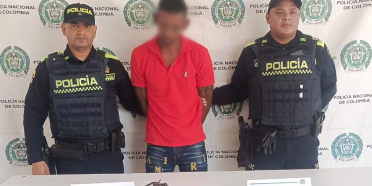 Capturan a hombre por porte ilegal de arma de fuego en Fonseca