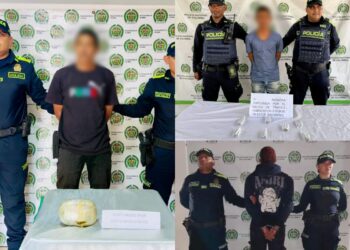 Tres capturados en La Guajira por estupefacientes y por orden judicial por concierto para delinquir