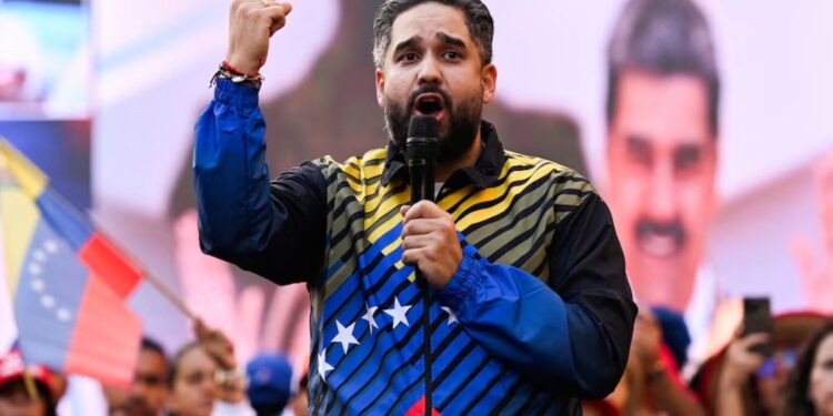 Hijo de Maduro llama a garantizar la “hegemonía absoluta” del chavismo en Venezuela durante marcha en Caracas