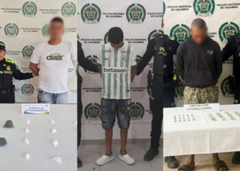 Tres capturados y un menor aprehendido por tráfico de estupefacientes en La Guajira